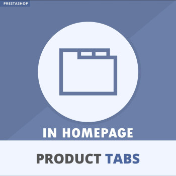 Products Tab in Homepage